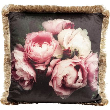 Poduszka dekoracyjna z frędzlami BLUSH ROSES 45x45
