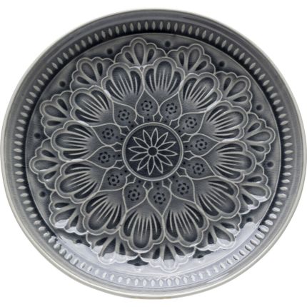 Talerz obiadowy SICILIA MANDALA 27 - szary