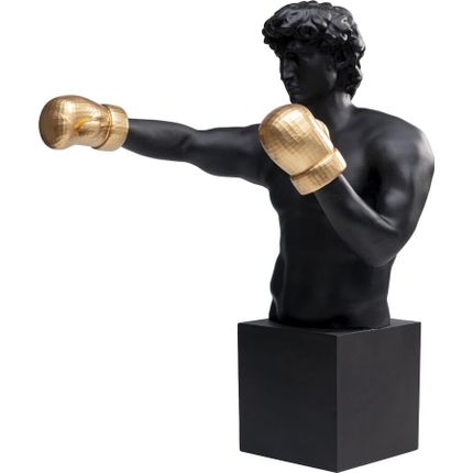 Figurka dekoracyjna BALBOA 68 - czarny/złoty