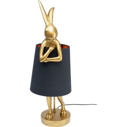 Lampa stołowa ANIMAL RABBIT 68 - złoty/czarny