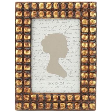 Ramka na zdjęcia BUTTONS 16x21 - brązowy