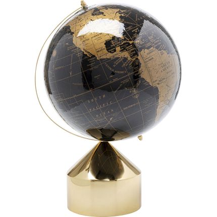 Globus dekoracyjny GLOBE TOP GOLD 47 - czarny/złoty