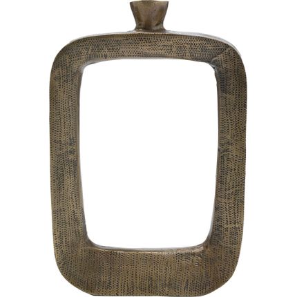 Świecznik aluminiowy TANU BRASS 40 - mosiądz