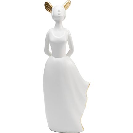 Figurka dekoracyjna PROUD LADY - biały