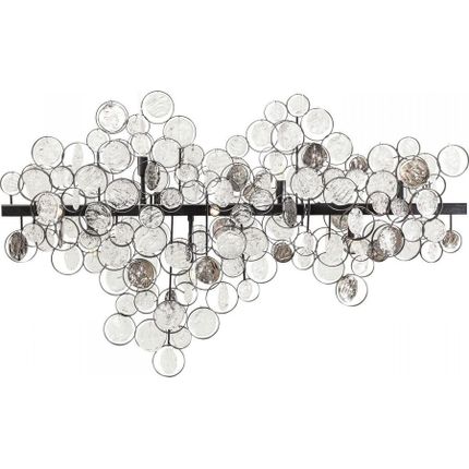 Lampa wisząca CLOUDS - przezroczysty/czarny
