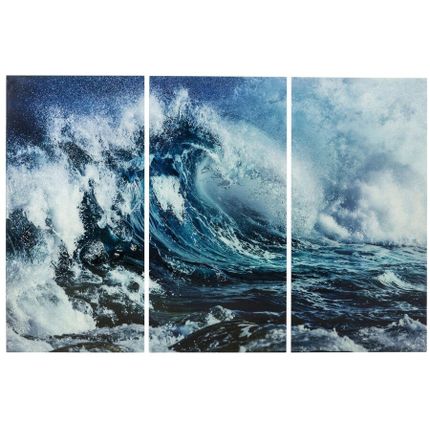 Obraz szklany tryptyk WAVE 240x160