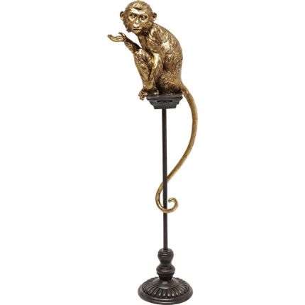 Dekoracja stojąca CIRCUS MONKEY - złoty/brązowy