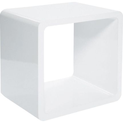 Regał modułowy LOUNGE CUBE - biały połysk