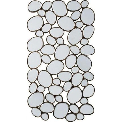 Lustro wiszące WATER DROPS 78x135 - miedziany
