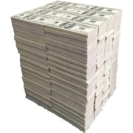 Taboret DOLLAR - biały/zielony