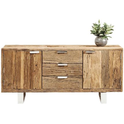 Komoda 3-drzwiowa RUSTICO - drewno z recyklingu