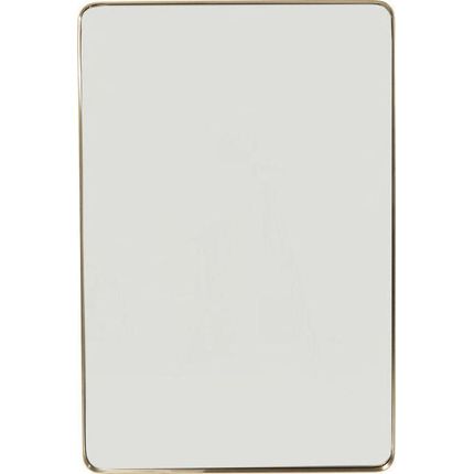 Lustro wiszące CURVE 80x120 - mosiądz