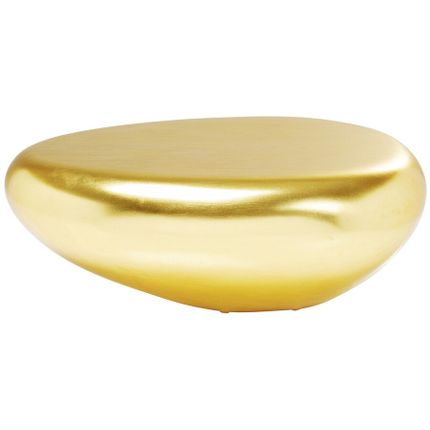 Stolik kawowy PEBBLE 122x96 - złoty