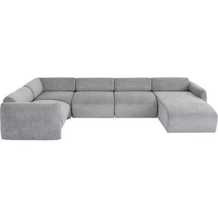 Narożnik modułowy prawy LUCCA 1 328 cm - szary