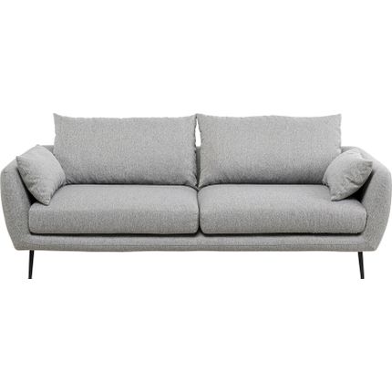 Sofa 3-osobowa AMALFI - szary/czarny
