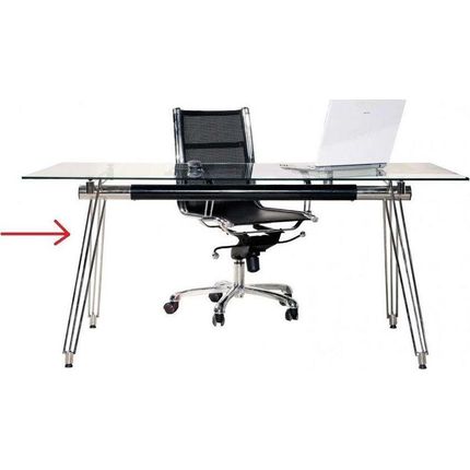 Podstawa biurka OFFICIA BUREAU 115x68 - srebrny