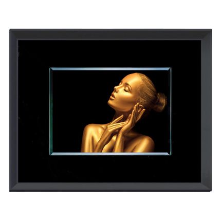 Obraz złota postać kobiety I S73013 80x60 cm