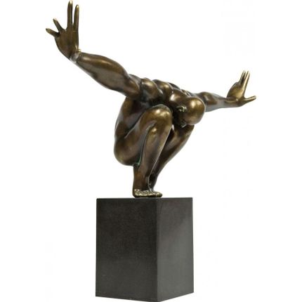 Figurka dekoracyjna ATHLET 75 - brązowy