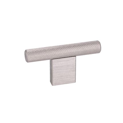 Gałka w kształcie T GRAF MINI 0430 - efekt stali nierdzewnej / 60 mm