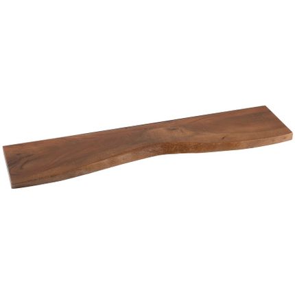 Półka drewniana GERARD 115 cm - brązowy