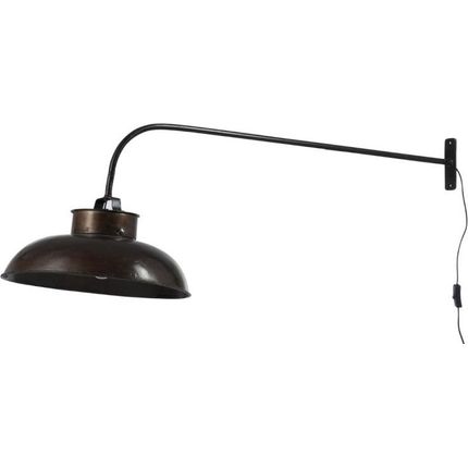 Kinkiet metalowy 100x45 cm czarny