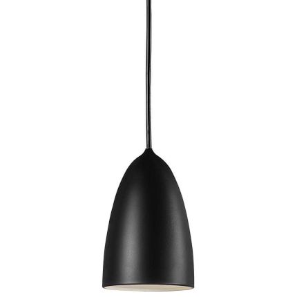 Lampa wisząca metalowa czarna Ø10x15 cm