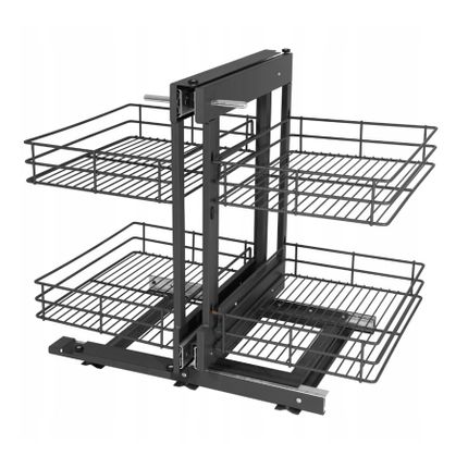 Cargo Magic Corner Lewy MAXIMA CLASSIC 80 cm + prowadnica Rejs - lakier grafit