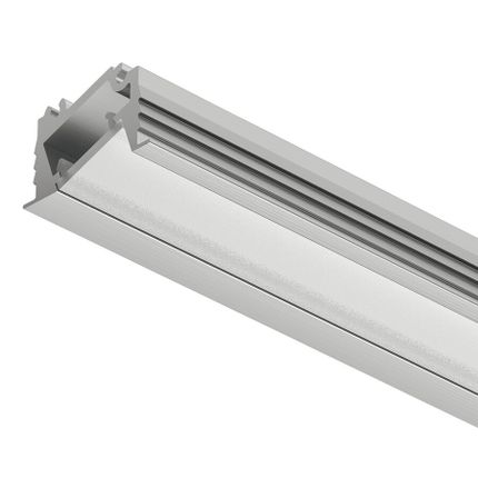 Profil wpuszczany LOOX5 1106 do taśm LED 5 mm - aluminium/biały / dł. 300 cm