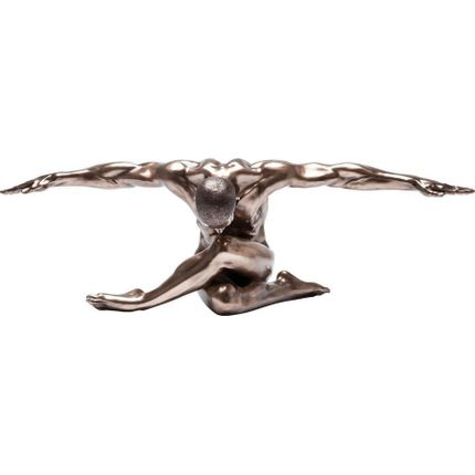 Figurka dekoracyjna NUDE MAN BOW 137 - brązowy