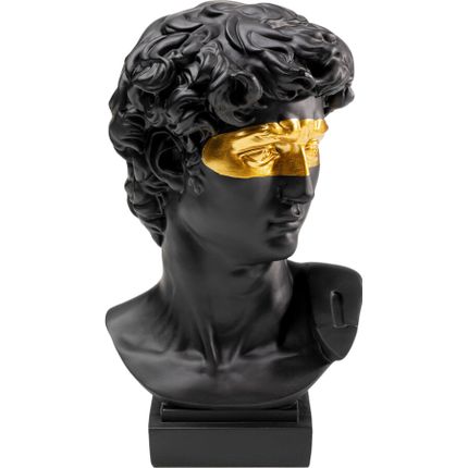 Figurka dekoracyjna DAVID EYES 30 - czarny/złoty