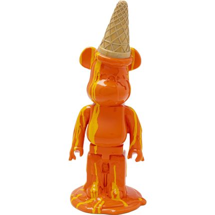 Figurka dekoracyjna GELATO BEAR 40 - pomarańczowy