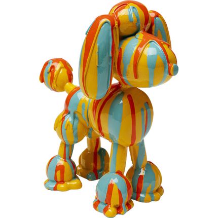 Figurka dekoracyjna pudel DOG HOLI - wielokolorowy