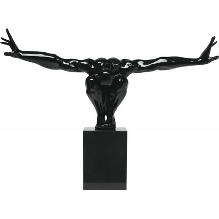Figurka dekoracyjna ATHLET 75 - czarny połysk