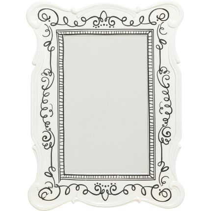 Lustro wiszące FAVOLA 50x67 - biały