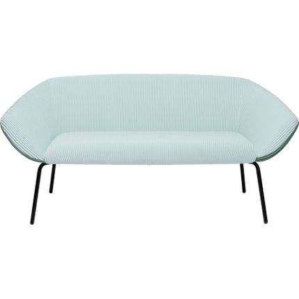 Sofa 2-osobowa BALLABILE - błękitny/zielony