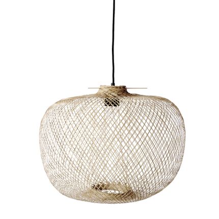 Lampa wisząca bambusowa RODI - naturalny