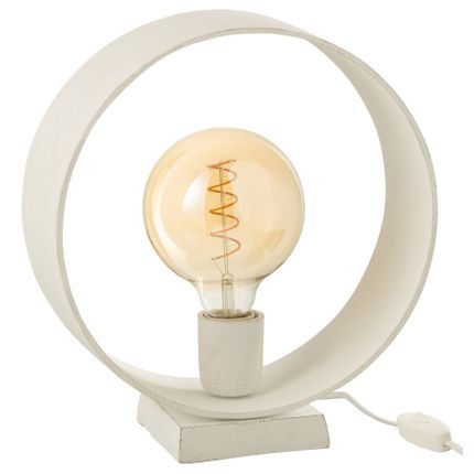 Lampa stołowa - biały mat