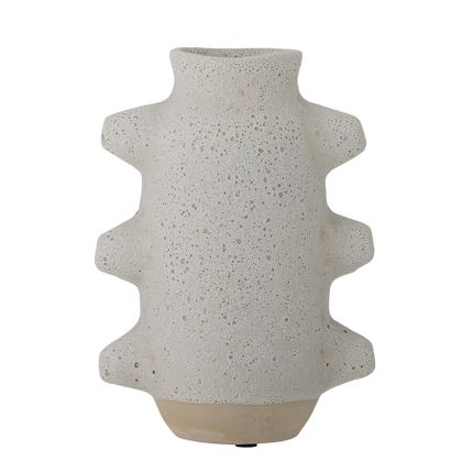 Wazon z ceramiki BIRKA 23 cm - biały