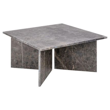 Stolik kawowy VEGA 90 cm - brązowy marmur