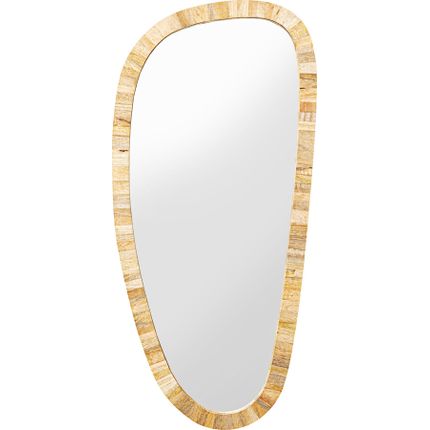 Lustro wiszące BORA BORA 43x93 - naturalny