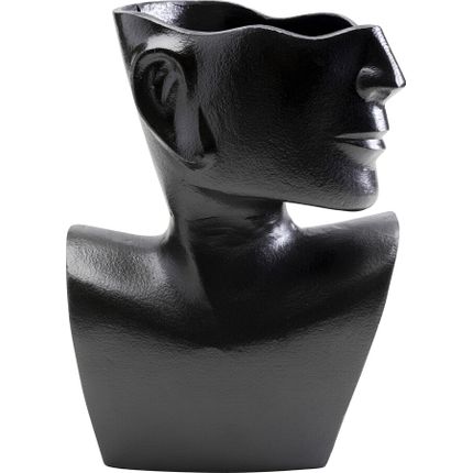 Wazon aluminiowy ROSTRO SIDE 27 - czarny