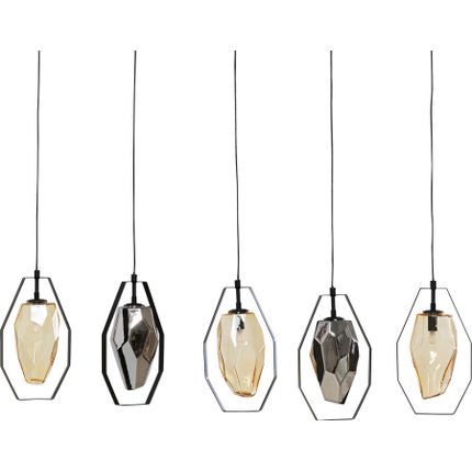 Lampa wisząca DIAMOND FEVER DINING 5 - czarny
