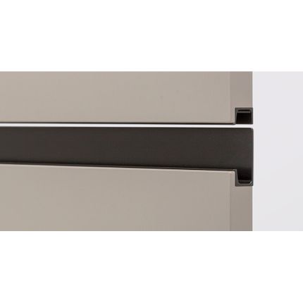 Uchwyt listwowy wbijany JEY 0127 - czarny mat / 297 mm