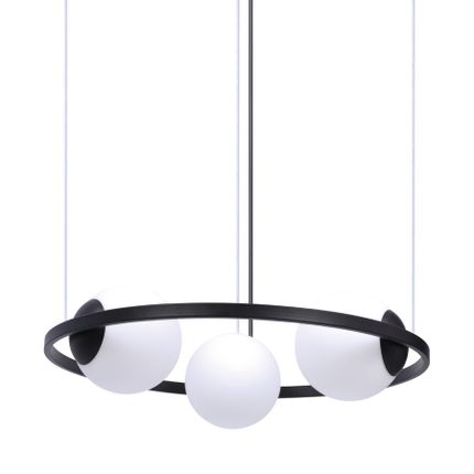 Lampa wisząca ORBIT 3 5004 - czarny/biały