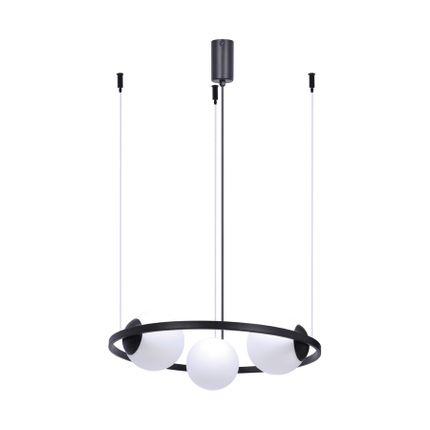 Lampa wisząca ORBIT 3 5004 - czarny/biały