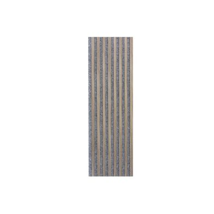 Lamele na filcu WOODLINE 2700x400 - szary / dąb sonoma