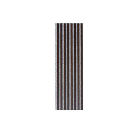 Lamele na filcu WOODLINE 2700x400 - szary / dąb ciemny