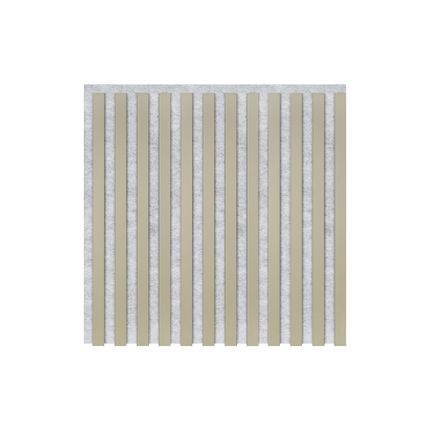 Lamele na filcu WOODLINE 600x600 - szary / oliwkowy