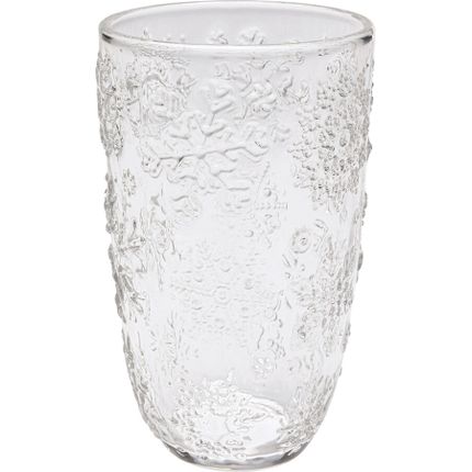 Szklanka wysoka ICE FLOWERS - transparentny