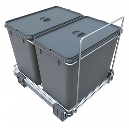 Sortownik na śmieci podwójny NISKI ECOFIL PF02A / 2x18 l